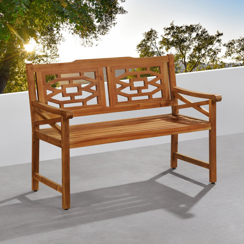 Ove Decors Malay Wooden Garden Bench Wayfair
